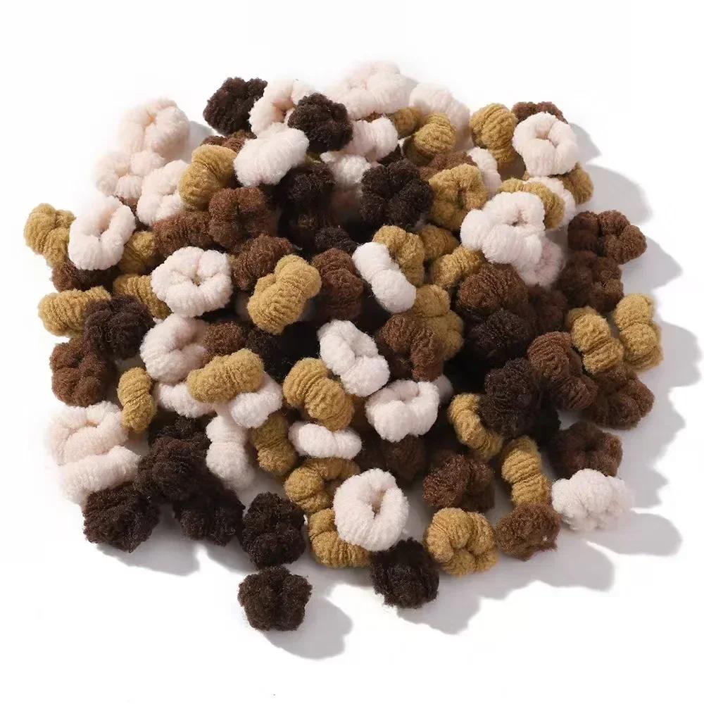 100Pcs Children Elastic Hair Bands Girls Colorful Hair Ties Ponytail Holder Rubber Bands Small Scrunchie Kids Hair Accessories