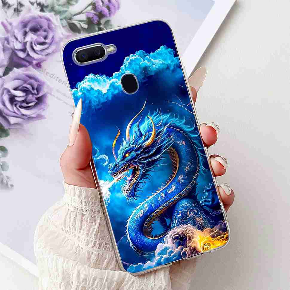 For Oppo F9 CPH1823 6.3" Case Soft Silicone TPU Back Cover For Oppo f9 OPPO F9 Pro Fashion Flower Painting Protective Cases