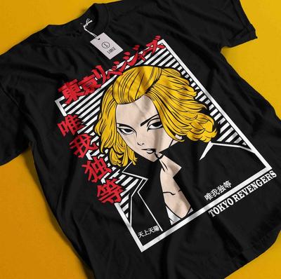 Tokyo Revengers T-Shirt Manjiro Sano Shirt Takemichi Hanagaki Tshirt Ken Hakkai