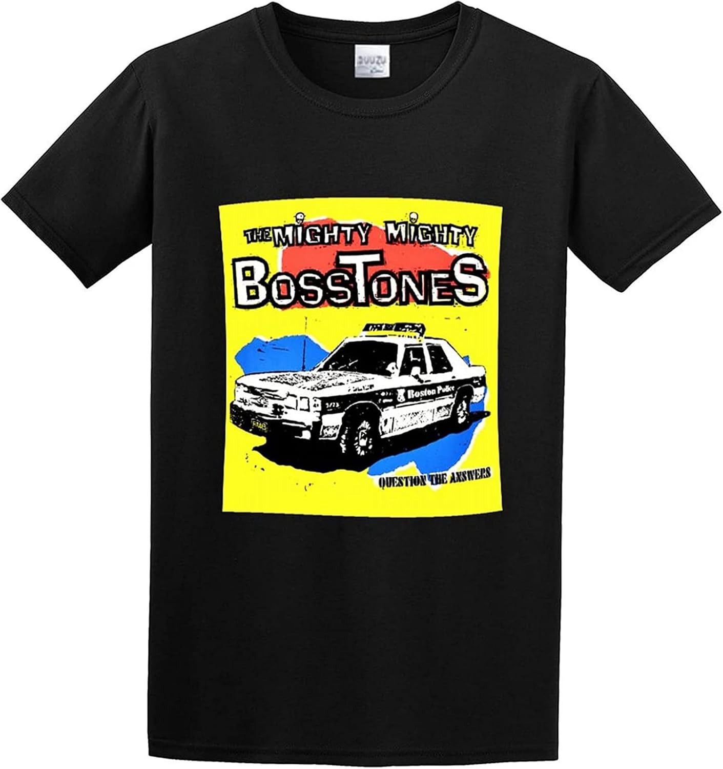 Men s The Mighty Mighty Bosstones Question The Answers T Shirt Black 4XL чёрный