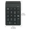 Slim Design Mini Digital Keypad 18 Keys Wireless Numeric Keypad Wireless Keyboard  Accounting