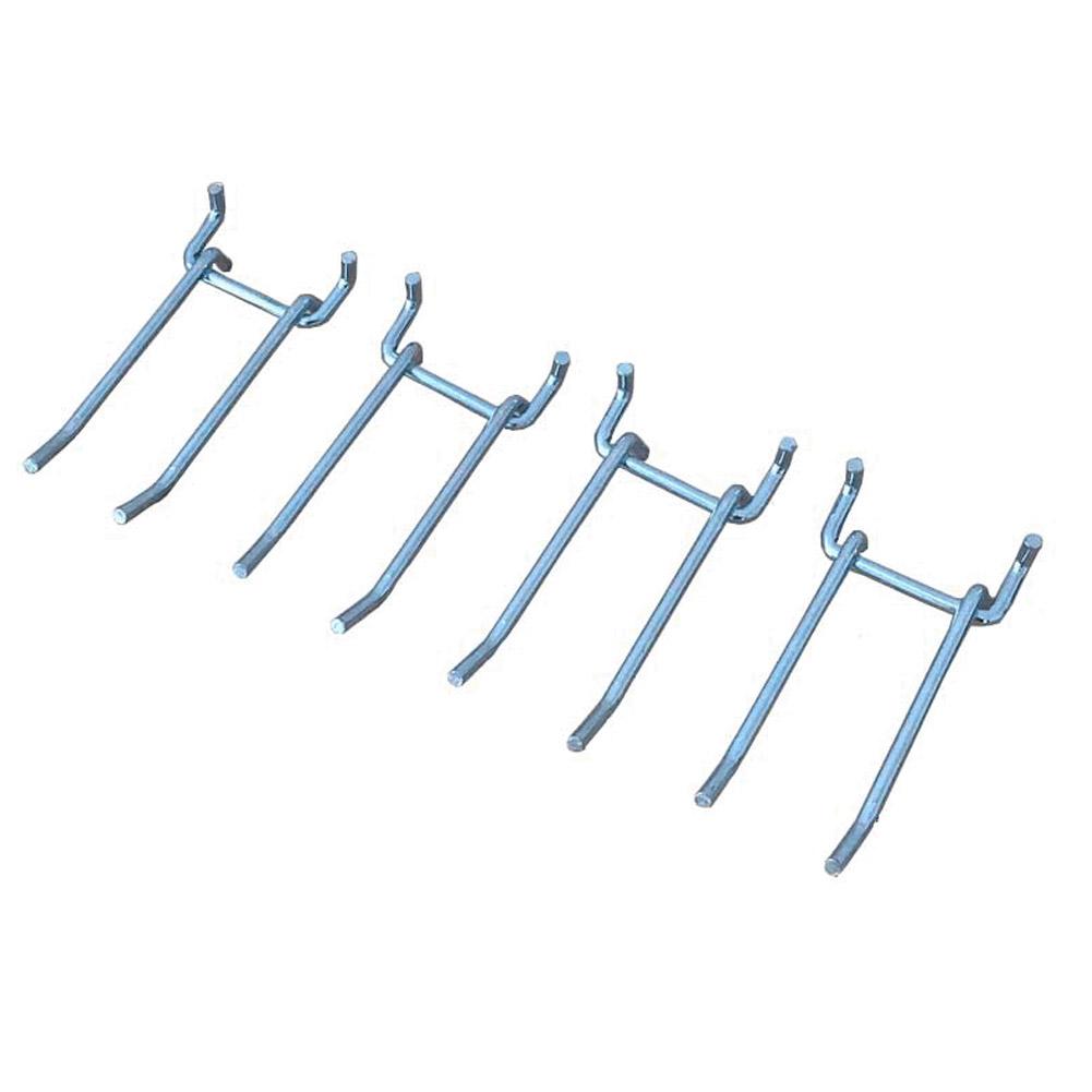 51 Pcs Pegboard Hook Nickel Plated Hanging Hook Combination Kit for Hammer Wrench Pliers