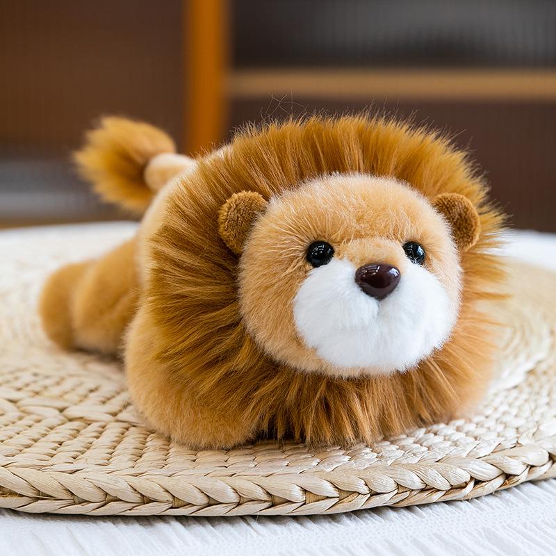 

Animal Pose Plush Toys: Sloth & Lion Desk Companions - Perfect Birthday Gift 20cm (lying or sitting)