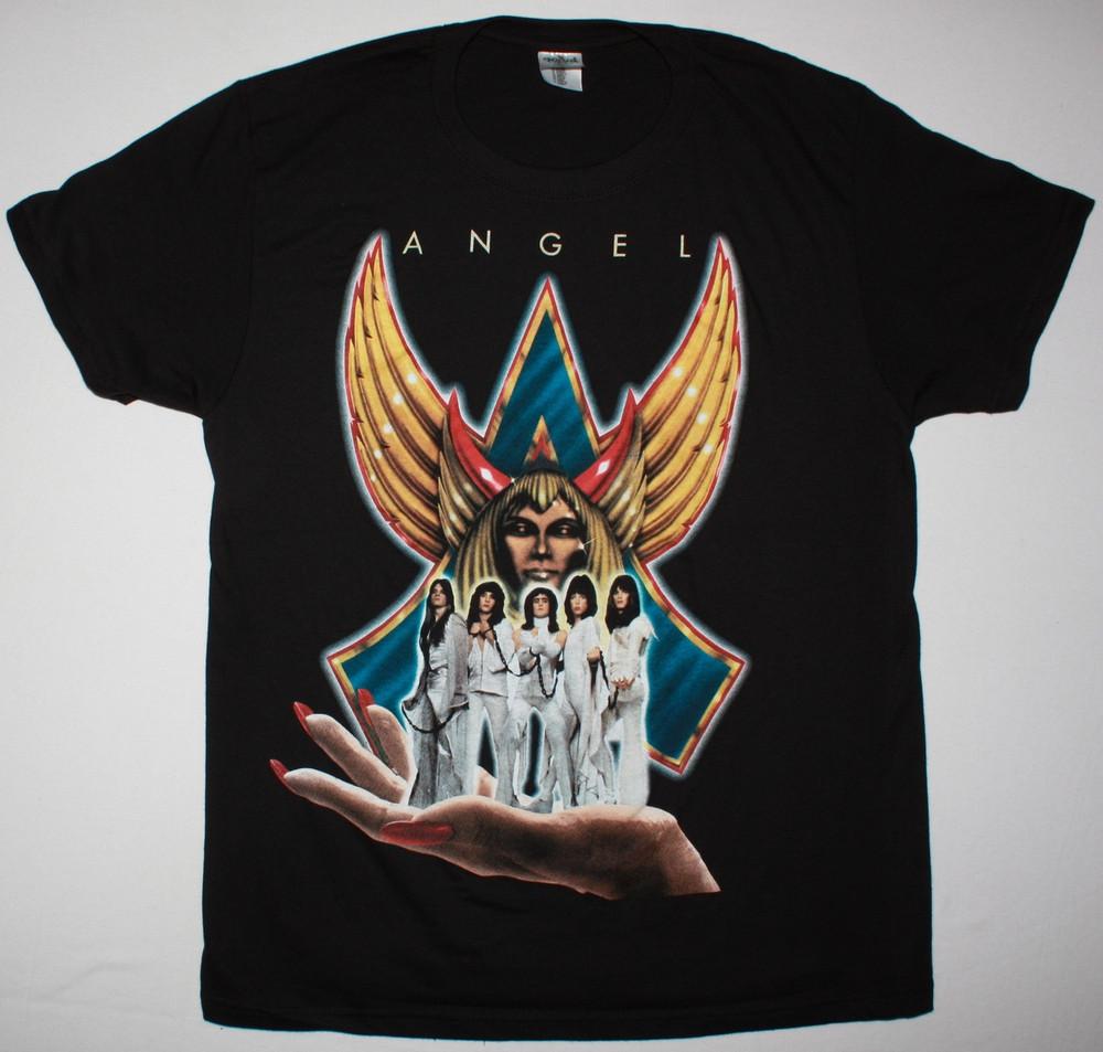ANGEL HELLUVA BAND 1976 НОВАЯ ЧЕРНАЯ ФУТБОЛКА УНИСЕКС Хлопок S-5XL IL324 Унисекс Футболка XXXXL