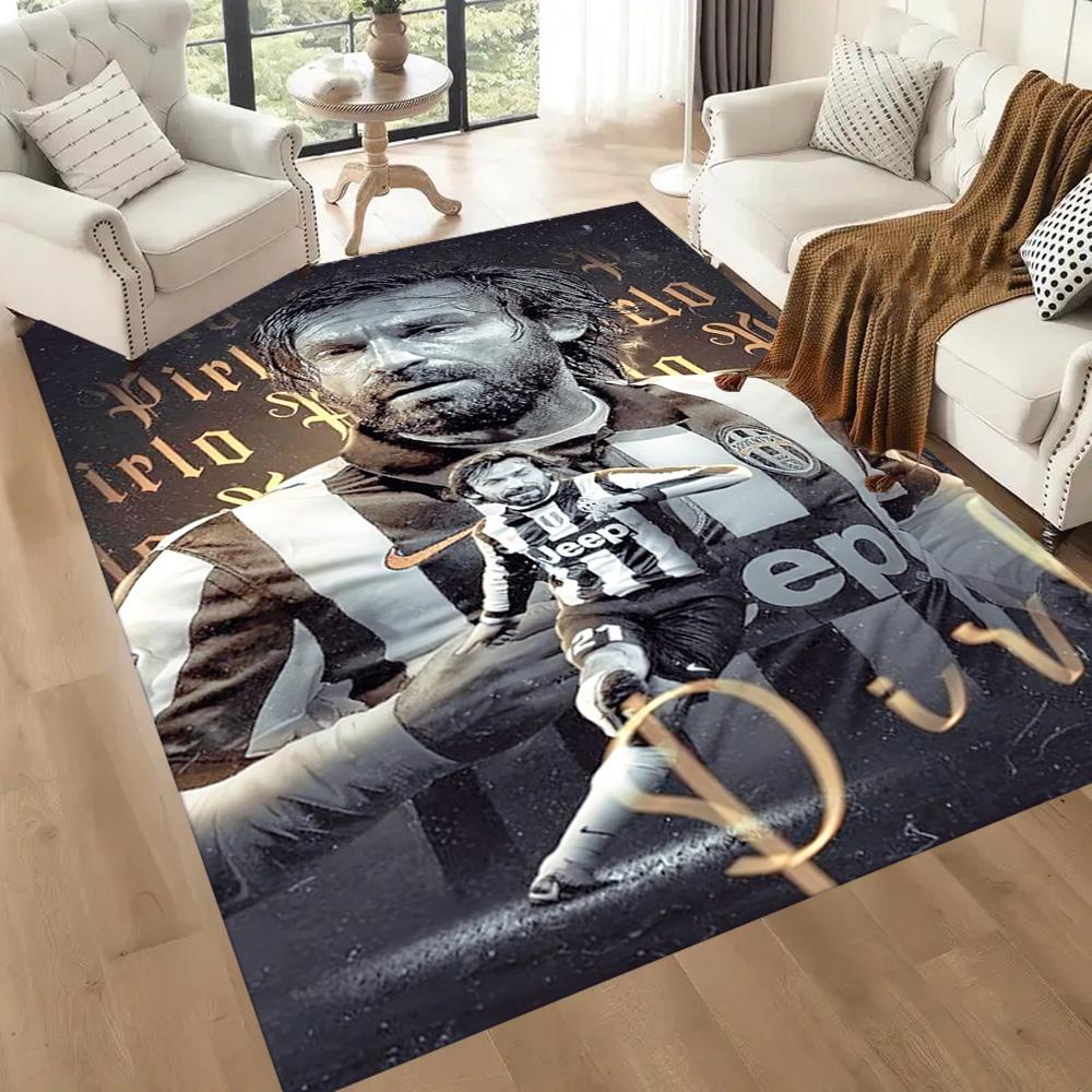 Juventus Floor Mat Design For Dining Room Living Rooms Study Room Bedrooms Antislip Carpet Anime Office Decor Perfect Birthdaychristmas Gift Idea