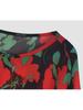 Xitao Loose Fashion Women Chiffon Print Shirt Top GJ0024