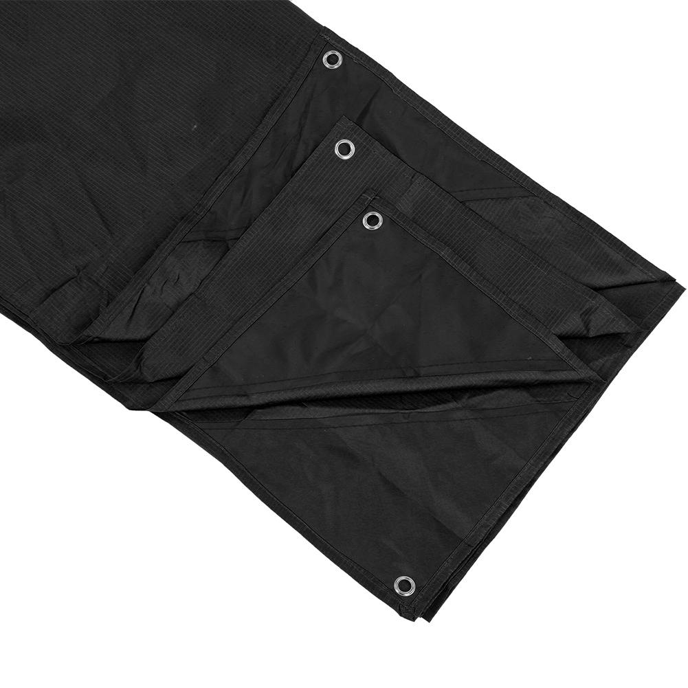 Outdoor Portable Picnic Mat Camping Blanket Tents Lawn Ground Mats Moisture Proof Pad(Black )