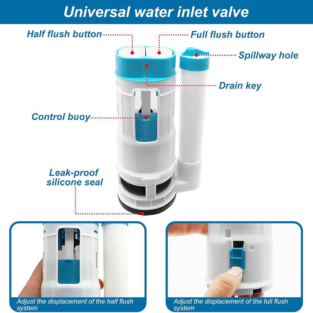 Dual Flush Parts Replacement Kit Toilet Flush System Easy Installation Process