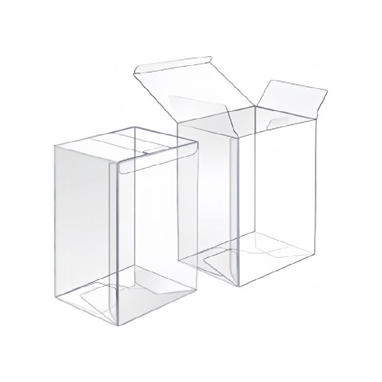 Scratchproof Card Collection Box With Clear Design PVC Packing Box Display Holder For Various Card Organzing Solution