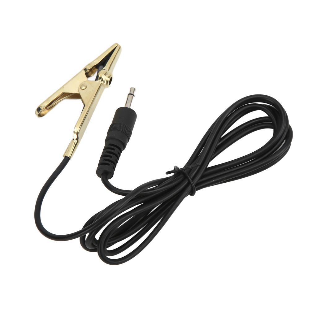 Audio Pickup Clip Metal 3.5mm Universal Instrument Microphone Pickup Clip with Sponge Pad for Violin Guitar1.5m   4.9ft