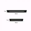 Car Protector Strip Door Plate Sill Scuff Cover Anti-Scratch Sticker Trims Black