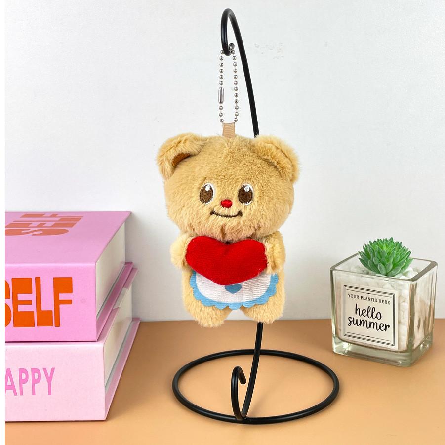 Plushie Bear Butter Keychain With Soft Pp Cotton For Valentines Day Gift