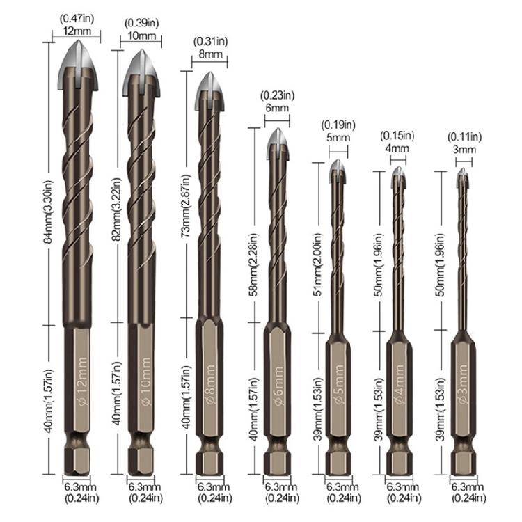 Professional High Wear Resistance Alloy Drill Bit Suitable For Wood Plastic & Thin Metal Applications Efficient Drilling
