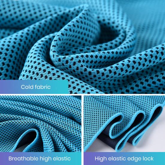 Toalla de enfriamiento instantáneo Extra suave, secado rápido, absorción del sudor, transpirable, para correr, Yoga, entrenamiento, toalla fría, suministros deportivos