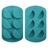 6 Cavity Pineapple Non-Stick Ice Cubes Tray Silicone Fruit Shape Chocolate Candy Molds Silicone Mold