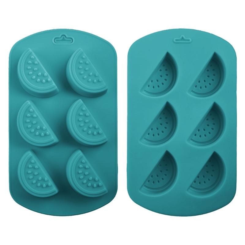 6 Cavity Pineapple Non-Stick Ice Cubes Tray Silicone Fruit Shape Chocolate Candy Molds Silicone Mold