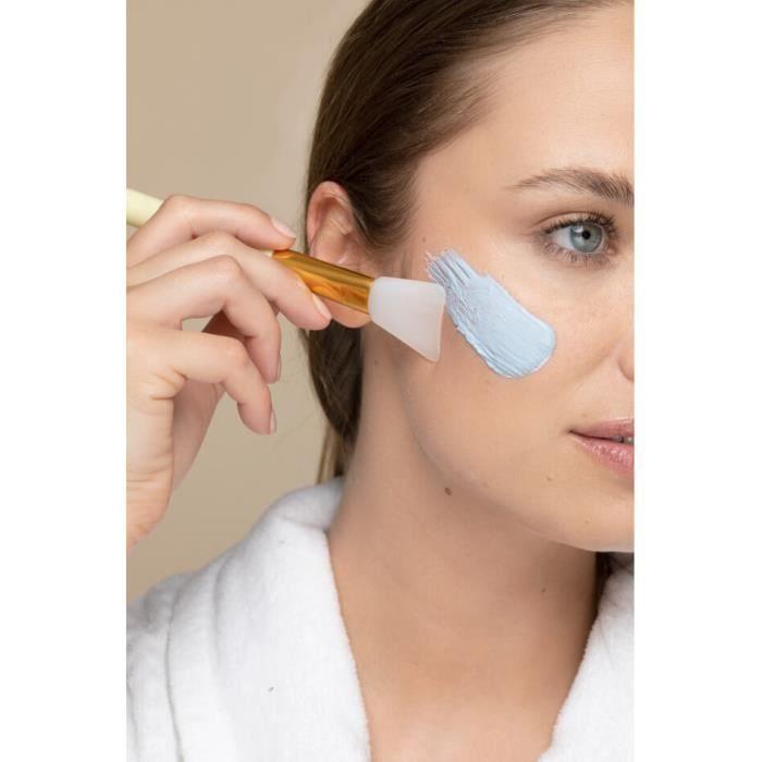 Pinceau Masque - PALOMA BEAUTIES - Silicone - Application Hygiénique - Couleur Blanche