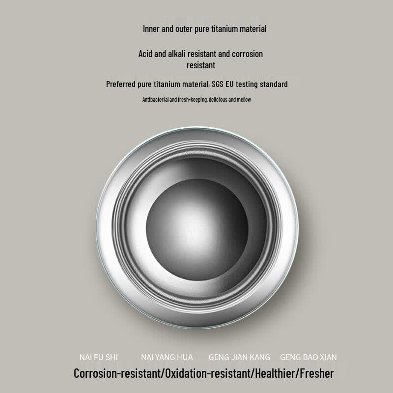 TAIC Pro 330ml Titanium Insulated Tea Cup with Filter