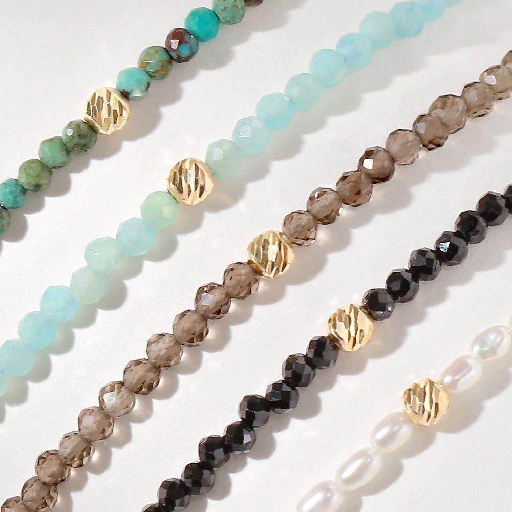14K Lapien Natural Stone Bracelet (Choose 1 of 5)