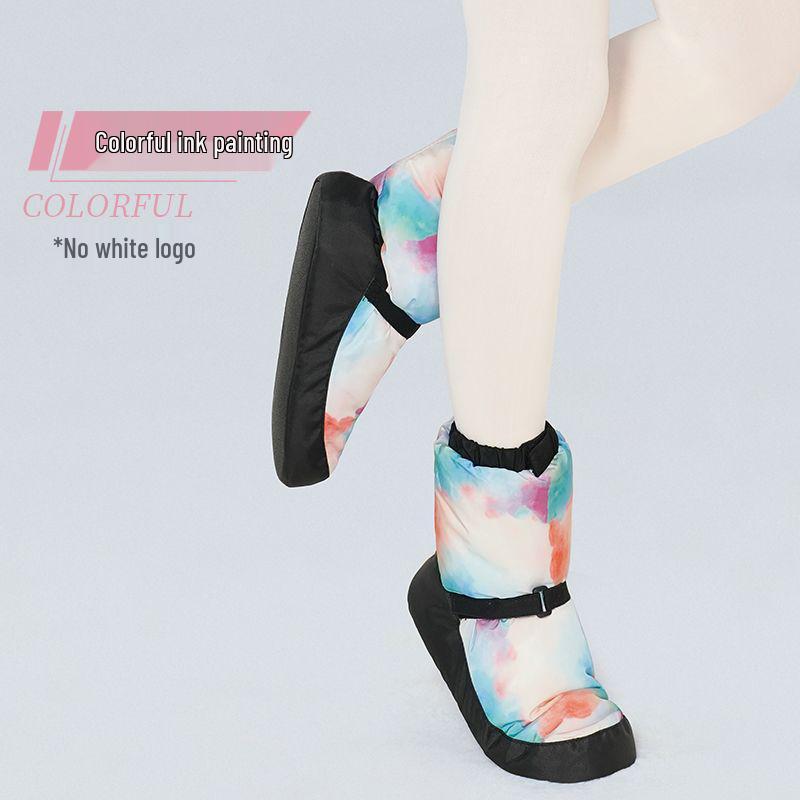 

Women s Fleece-lined Ballet Warm-up Shoes 31-33 (XS)