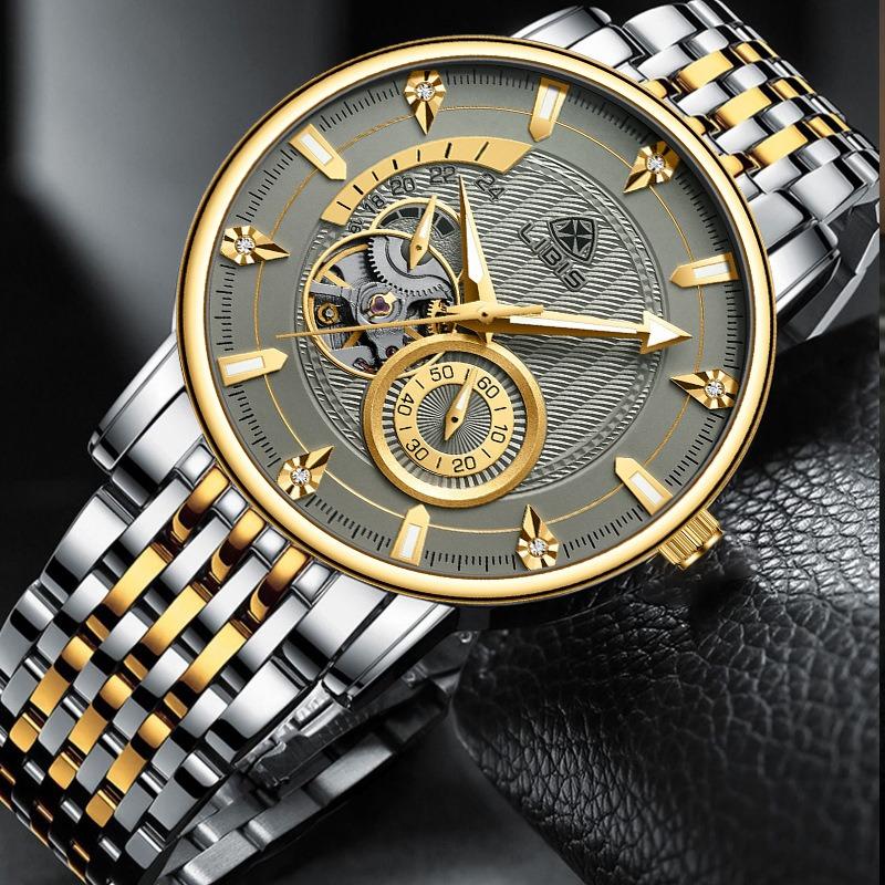 Pilot Watch Male Waterproof Watch Automatic Mechanical Multifunctional Dial Luminous Fully Automatic