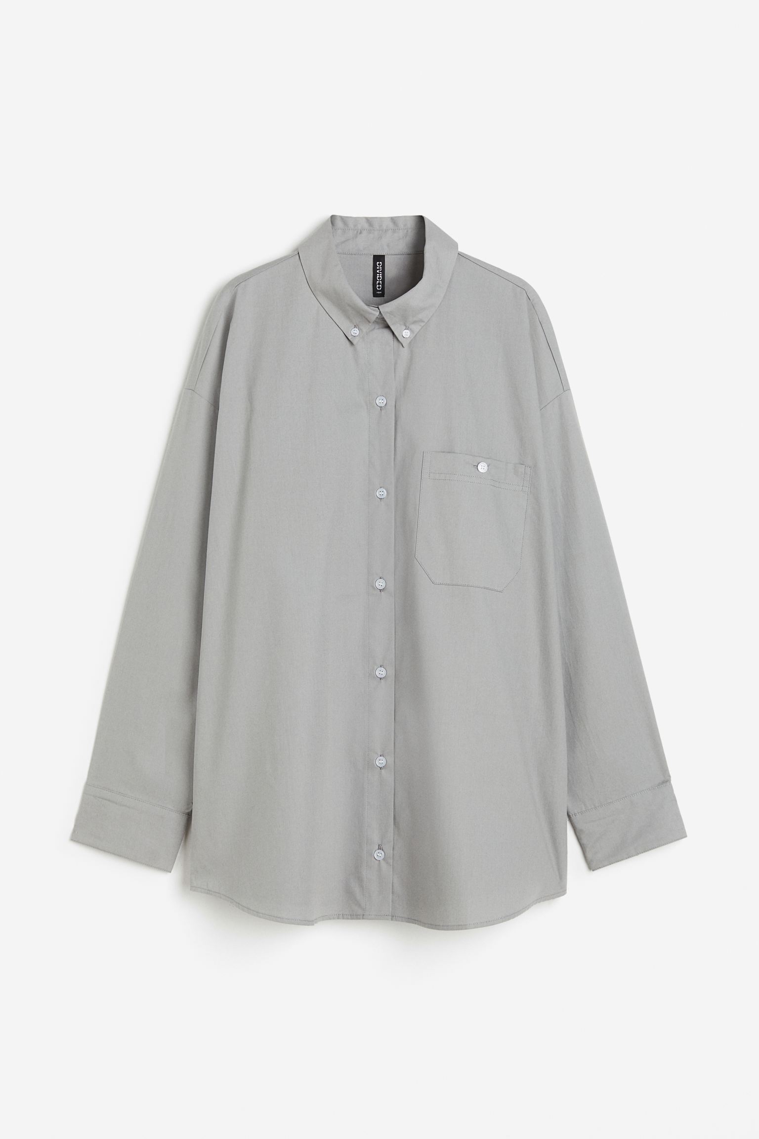 

Oversized poplin shirt