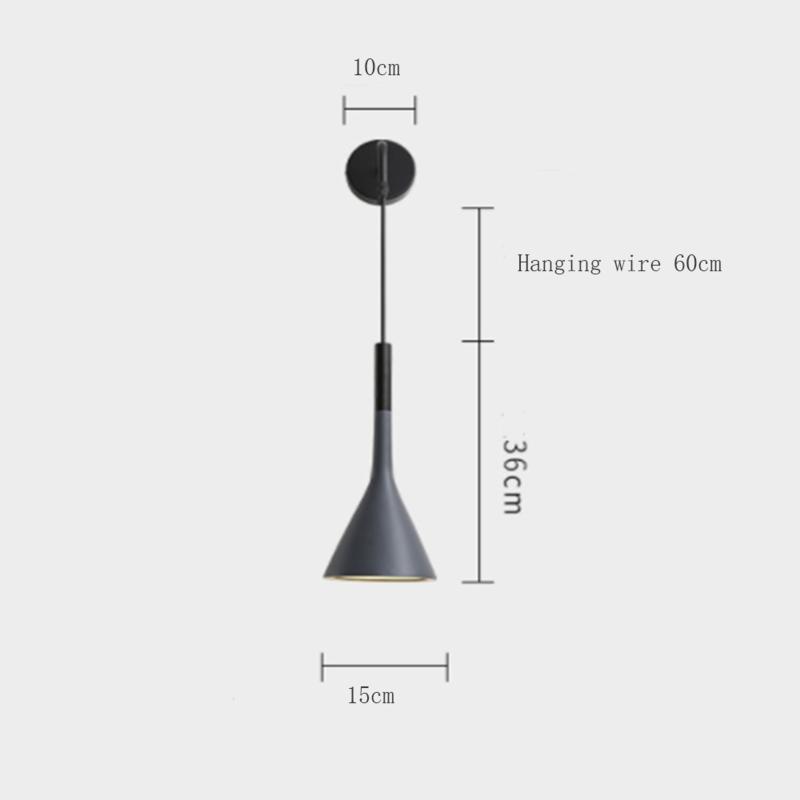 Night lamp kinkiet bedroom corridor corridor background kinkiet creative living room stair lamp!