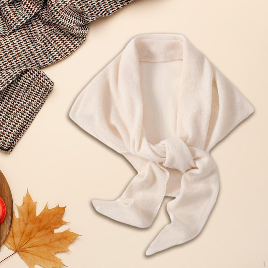 Women Winter Scarf Casual Neck Wrap Knit for Old People Home