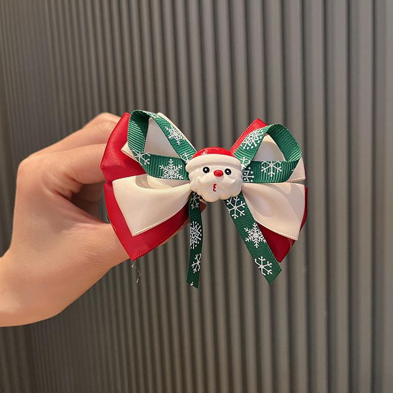 

Handmade Fairy Mori Style Christmas Bow Hair Clip – Cute & Sweet Spring Hair Accessory