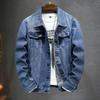 Spring and autumn new Korean version men's slim denim jacket regular loose casual fashion jacket top