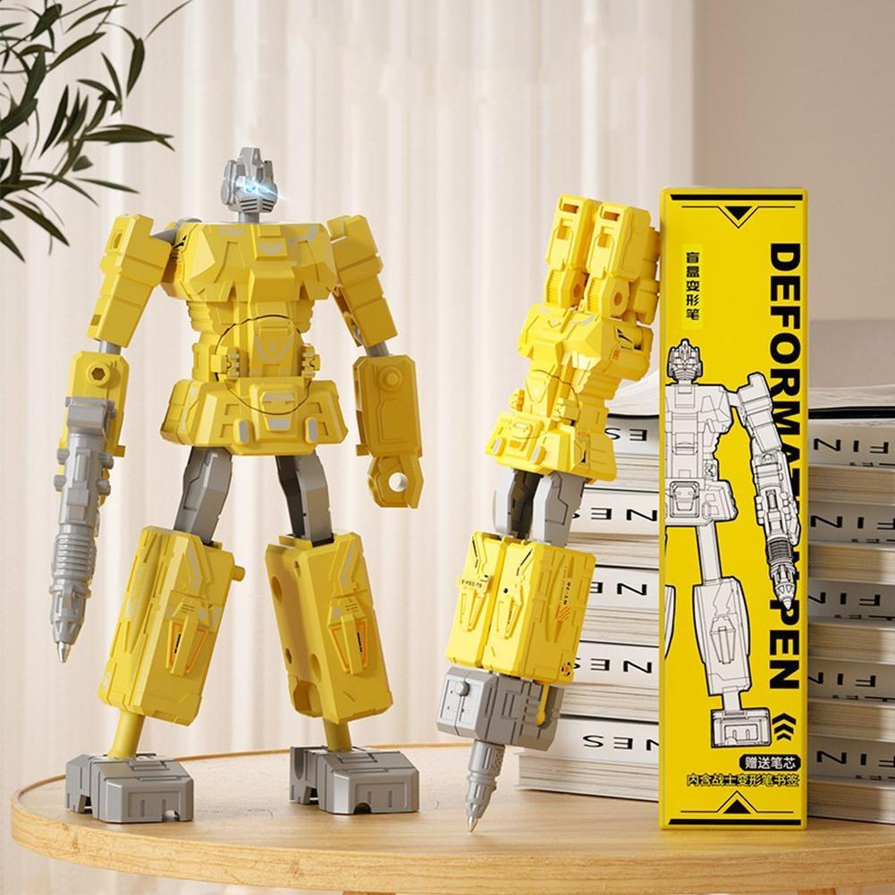 Długopis Robot Deformowalny 2 w 1 Model Figurka Akcji Robota Zabawki Zabawki Edukacyjne Prezenty Urodzinowe Dla Chłopców Dziewczynek