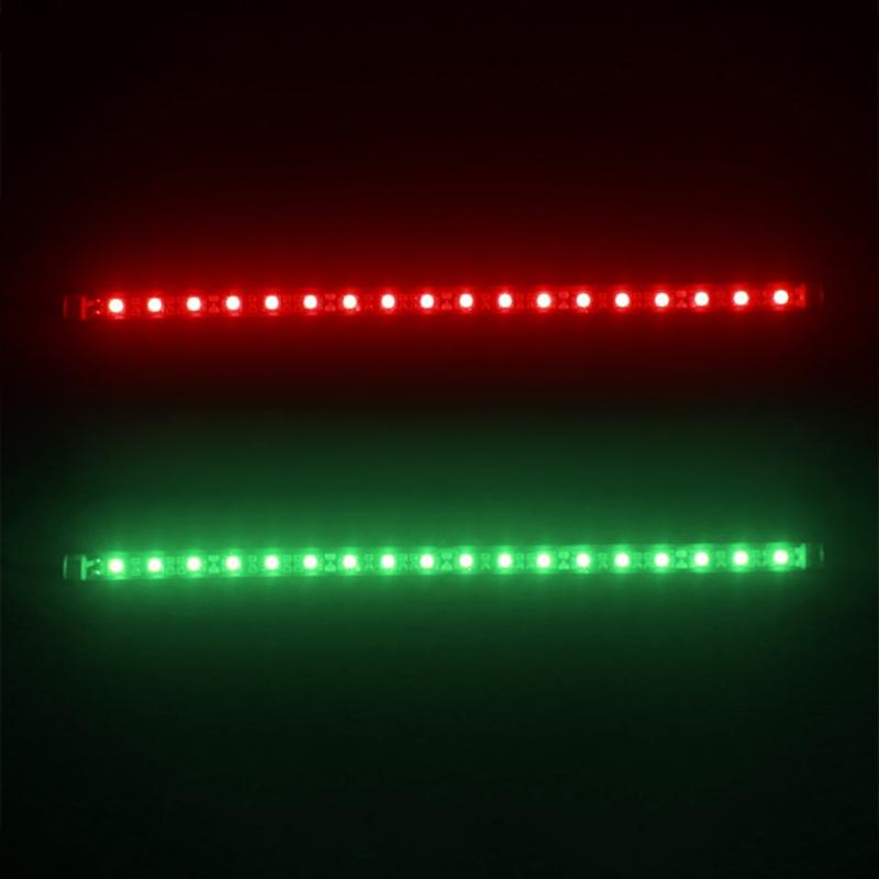 2PCS Boat Navigation Lights, Stern Lights Boats, Marine LED Strip Boat Lights