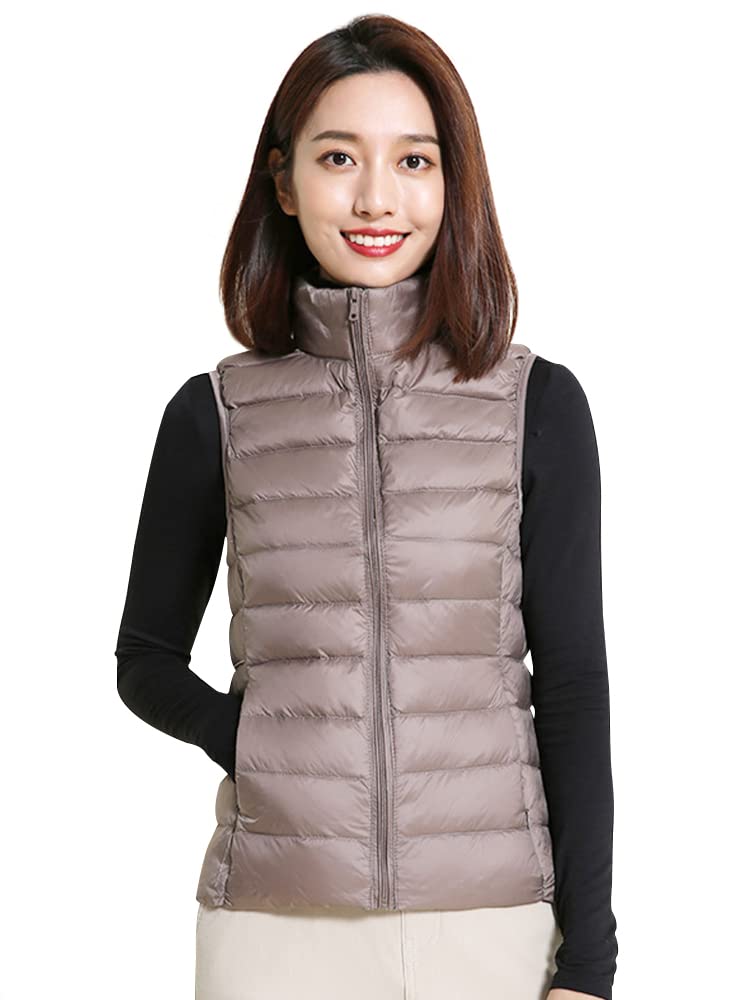 

Wnodruke Ultralight Down Ultra and Packable Women s Vest, Lightweight, Warm, Compact, (WN005) (JP, Alphabet, 2XL, Khaki)