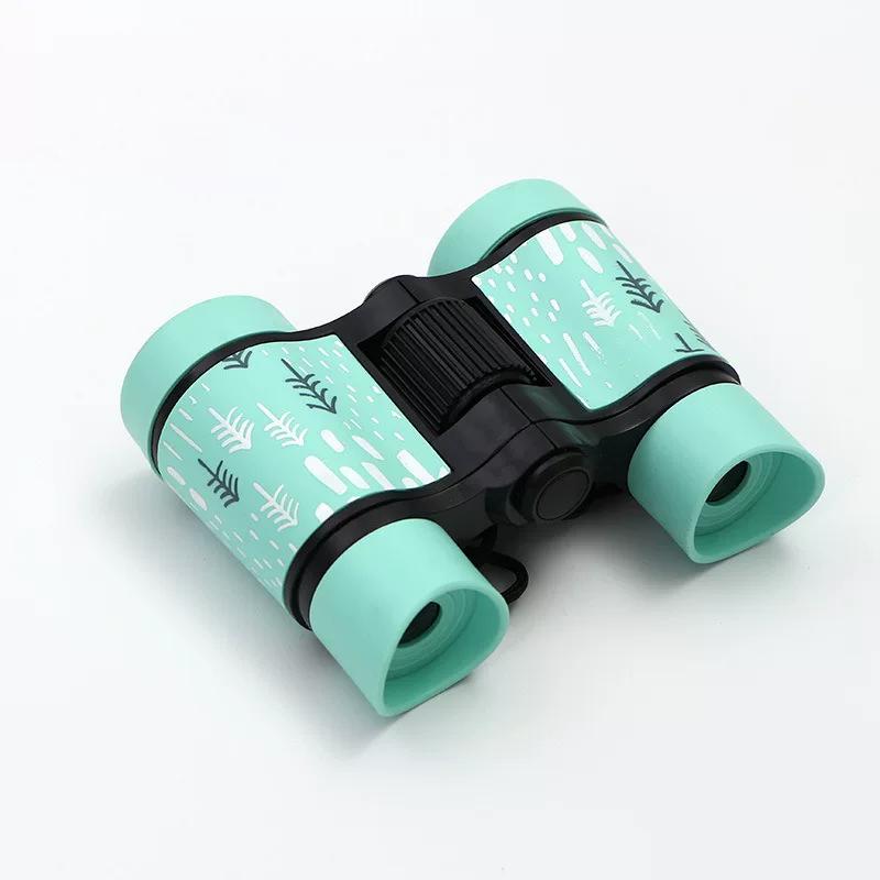 Kids' Telescope Color Rubber Handle Double Tube Primary School Mini Toys Outdoor Camping Equipment All Products