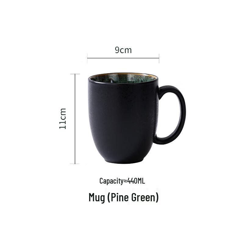 Retro Ceramic Kiln Glaze Dinner Plate