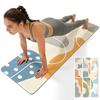 1.5mm Suede Printed Natural Rubber Yoga Mat Wear-resistant Portable Professional Anti-slip Yoga Mat Foldable Fitness Mat