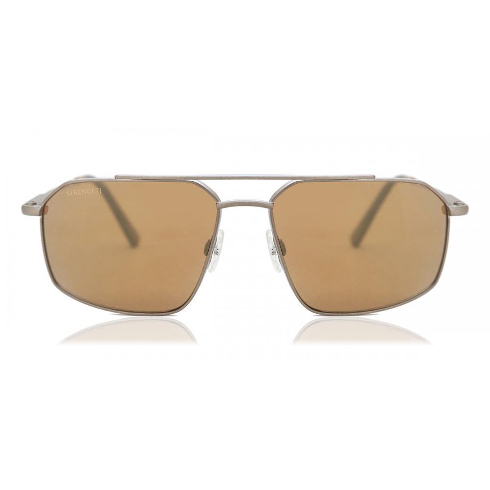 

Serengeti Wayne Polarized Ss546004 Men Sunglasses Brushed Bronze Brown/57-15-145