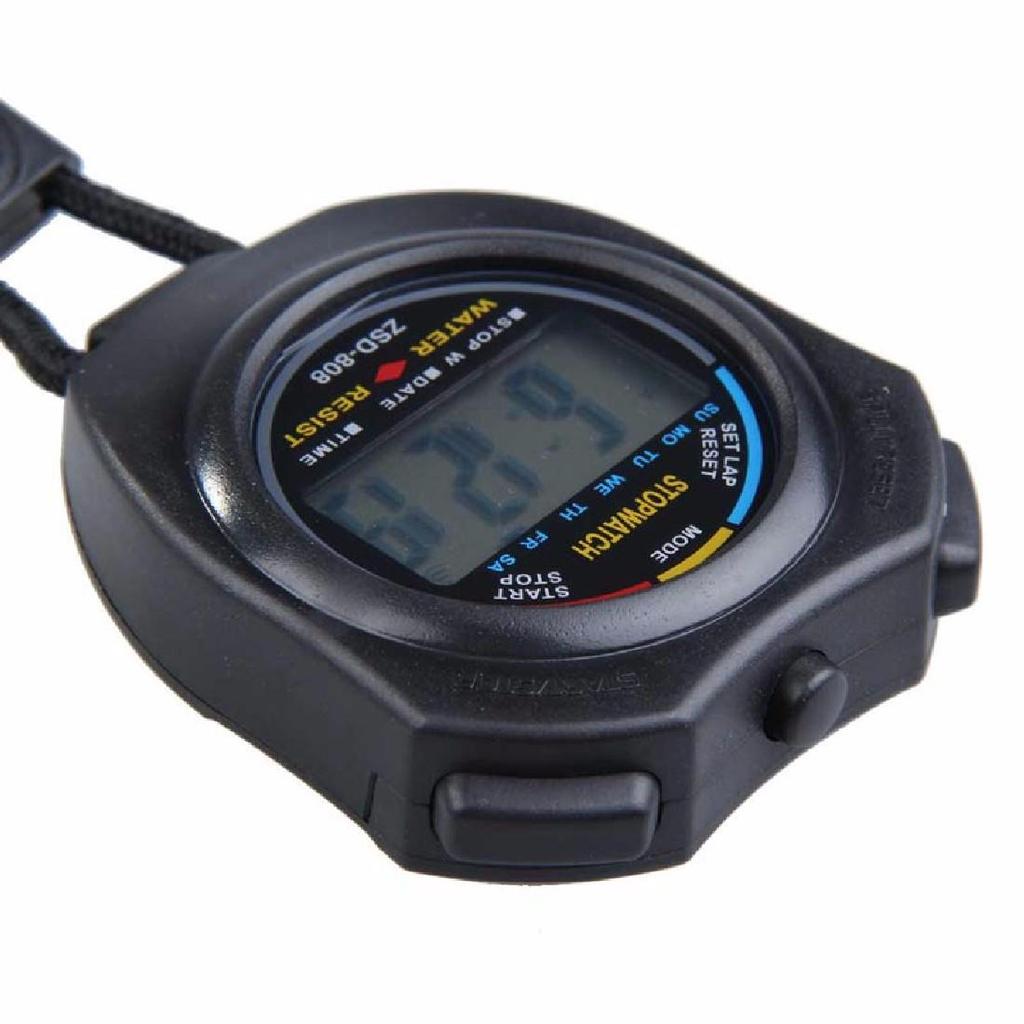 808 Waterproof Digital Stopwatch Timer for Referees and Sports Fitness