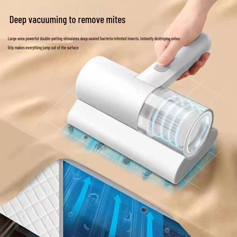 Wireless UV Vacuum Cleaner for Beds: Strong Odor & Dust Mite Removal with Sterilization