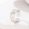 European & American Fashion Adjustable Stainless Steel Ring for Women - Versatile Ins Xiaohongshu Style