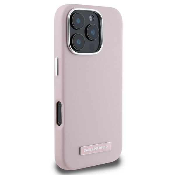 Karl Lagerfeld Klhmp16Xpgmsrpp Iphone16 Pro Max 6.9 Różowy/Pink Hardcase Fw Metal Plate Magsafe