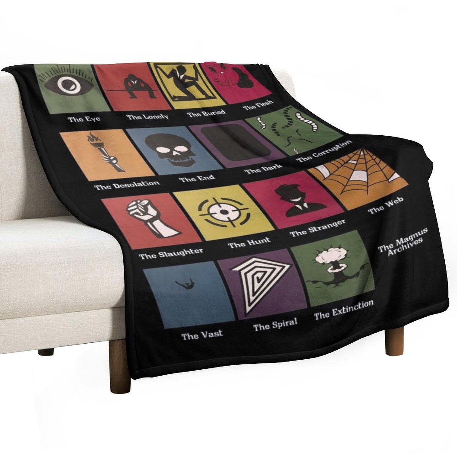 

STATEMENT BEGINS OR STATEMENT ENDS RAINBOW COLOR Throw Blanket Warm Furrys Luxury Brand Luxury St Blankets 30x40in