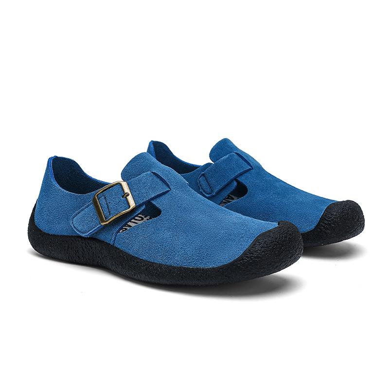 Women's 2026 Spring Retro Flat Slip-On Birkenstock Shoes - Soft Sole, Fully Covered, Perfect for Nurses