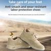 Men's Safety Shoes Insulated 6kV Steel Toe Caps Odor Prevention Anti Smashing Puncture Protective Men's Safety Tennis Steel Toe