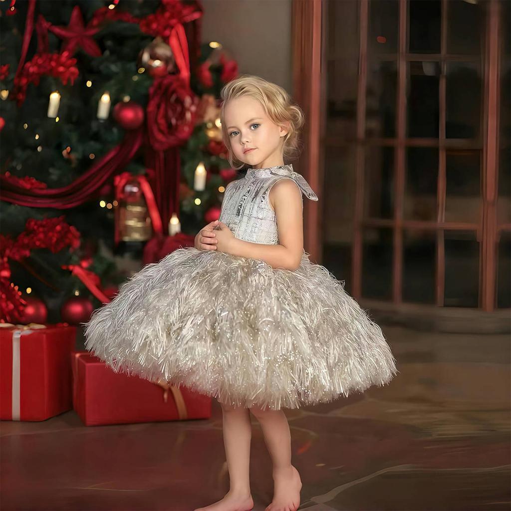 Luksusowa Sukienka dla Dziewczynki w Stylu Księżniczki na Specjalne Okazje