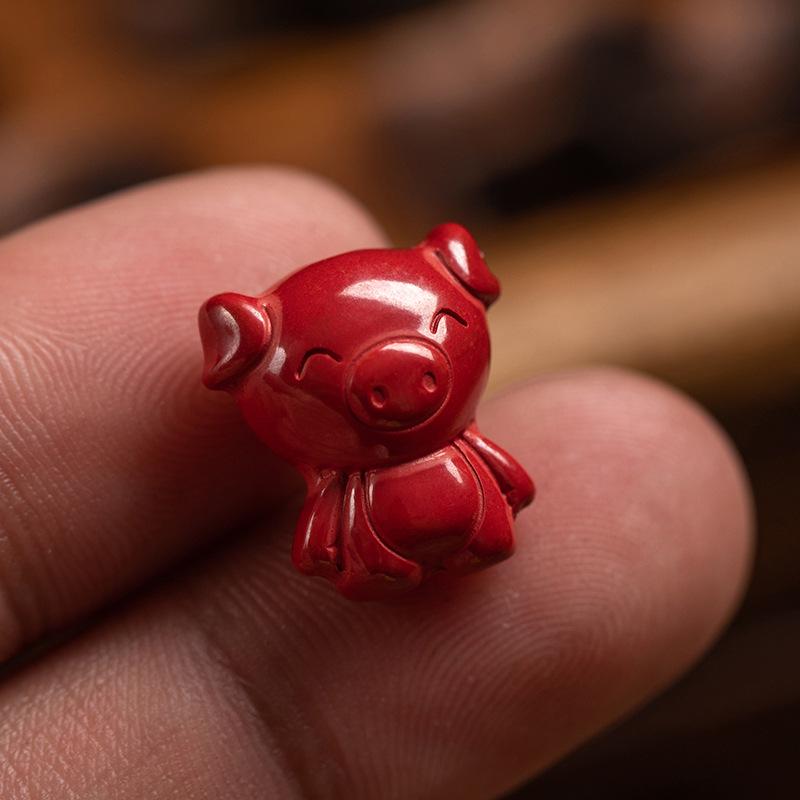 Roter Zinnober Tierkreis Cartoon DIY Zubehör