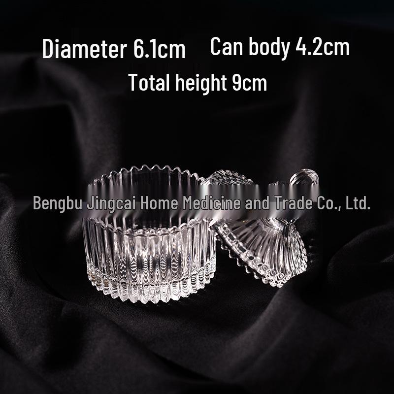 Скандинавский Ретро Полосатый Юрта Стеклянный Хранение Шкатулка для Украшений