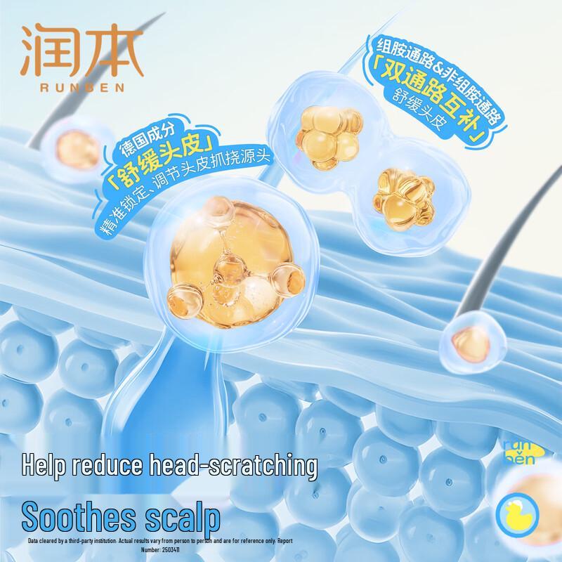 RUNBEN Baby & Kids Gentle Fluffy Shampoo