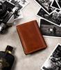 Large men's leather wallet with embossed zodiac sign - Peterson