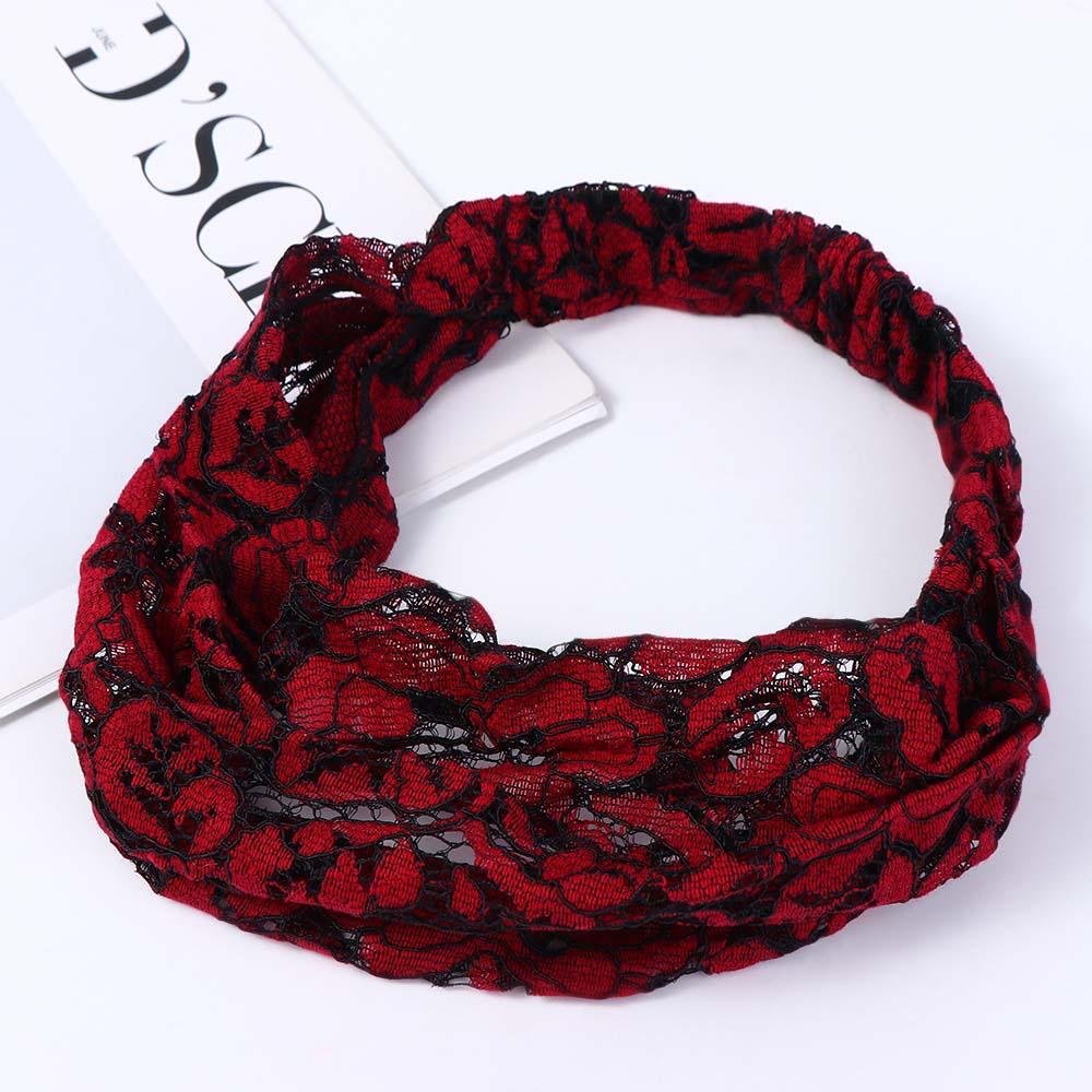 Cloth Lace Wash Face Headwear Female Hair Band Korean Style Hair Band Headdress Wide Edge Headband